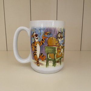Disney Store Winnie The Pooh & Friends Coffee Mug Tea Cup Tigger Rabbit 14 oz